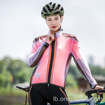 Frae waasserdicht Vëlo Paket Jackett Bike Raincoat